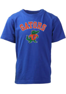 Wes and Willy Florida Gators Youth Blue Vintage Arch Short Sleeve T-Shirt