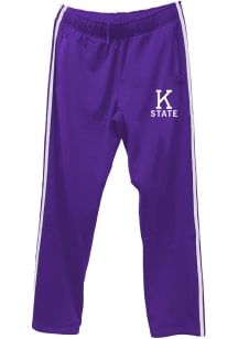 Wes and Willy K-State Wildcats Youth Purple Tricot Track Track Pants