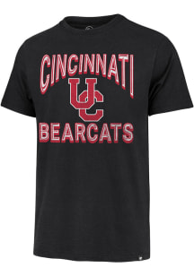 47 Cincinnati Bearcats Black Fan Out Vault Secondary Logo Short Sleeve Fashion T Shirt