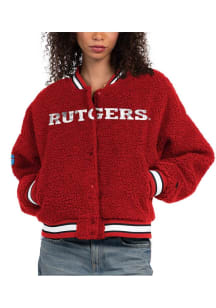 Starter Rutgers Scarlet Knights Womens Red Interception Light Weight Jacket
