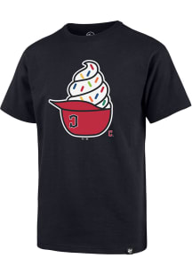 47 Cleveland Guardians Youth Navy Blue Ice Cream Helmet Short Sleeve T-Shirt