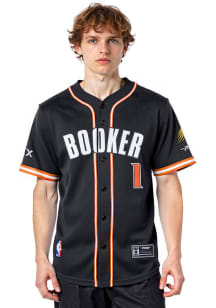 Devin Booker  Phoenix Suns Mens Black Mesh Player Baseball Jersey