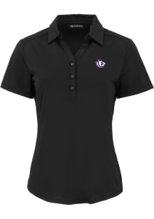 Cutter and Buck TCU Horned Frogs Womens Black Vault Forge Eco Polo Short Sleeve Polo Shirt