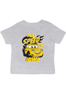 Vive La Fete Iowa Hawkeyes Infant Full Speed Short Sleeve T-Shirt Grey