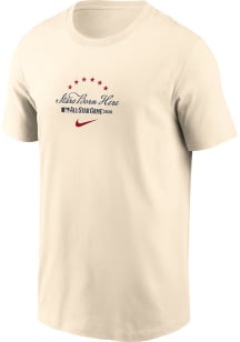 Nike Philadelphia Phillies Natural All Star Game 2026 Bell Short Sleeve T Shirt