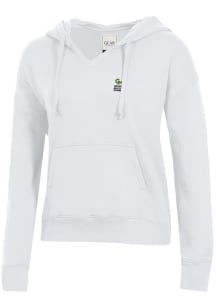 Gear For Sports George Mason University Womens White Big Cotton Hooded Sweatshirt