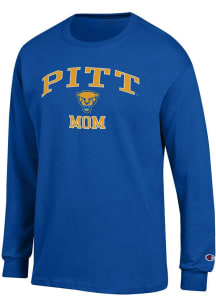 Champion Pitt Panthers Blue Mom Jersey Long Sleeve T Shirt