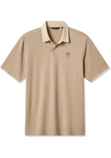 Travis Mathew Arizona State Sun Devils Mens Beige Varsity Vintage Short Sleeve Fashion Polo