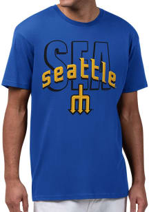Starter Seattle Mariners Blue City Connect Short Sleeve T Shirt