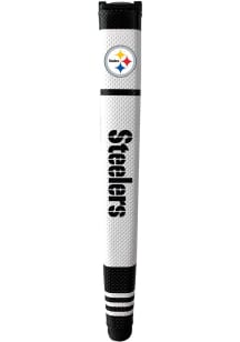 Pittsburgh Steelers White Grip Stripe Putter Cover