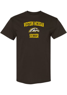 Western Michigan Broncos Brown Soccer Short Sleeve T Shirt