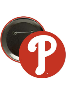Philadelphia Phillies 3" Primary Logo Button - Red
