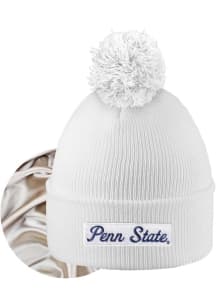LogoFit Penn State Nittany Lions White Monroe Womens Knit Hat