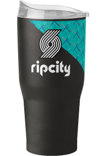 Logo Brands Portland Trail Blazers Primary Stainless Steel Tumbler - Black