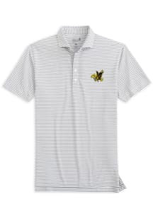 Johnnie O Iowa Hawkeyes Mens Black Stetsons Vault Short Sleeve Fashion Polo