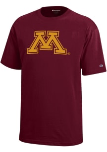 Champion Minnesota Golden Gophers Youth Maroon Core Short Sleeve T-Shirt