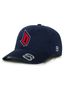 Summit Sportswear Duquesne Dukes The D Adjustable Hat - Navy Blue