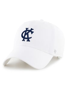 47 Kansas City Athletics Navy KC Logo Clean Up Adjustable Hat - White