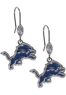 Detroit Lions Crystal Dangle Womens Earrings