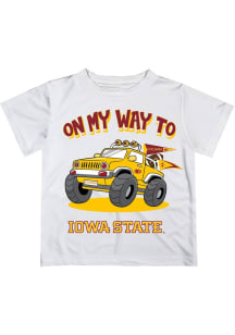 Vive La Fete Iowa State Cyclones Infant On My Way Short Sleeve T-Shirt White