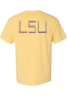 LSU Tigers Yellow Tiger Marching Band Short Sleeve T Shirt