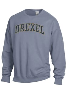 ComfortWash Drexel Dragons Mens Grey Arch Garment Dyed Long Sleeve Crew Sweatshirt