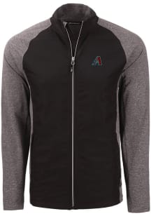 Cutter and Buck Arizona Diamondbacks Mens Black Adapt Eco Big and Tall Light Weight Jacket