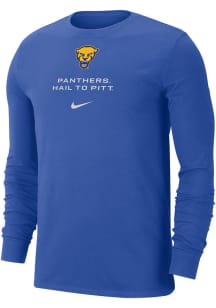 Nike Pitt Panthers Blue Dri-Fit Core Long Sleeve T Shirt