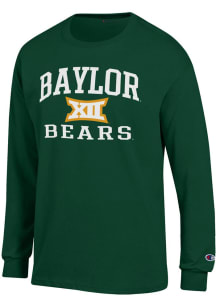 Champion Baylor Bears Green B12 Arch Jersey Long Sleeve T Shirt