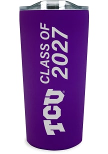 TCU Horned Frogs 18oz Class of 2027 Soft Touch Stainless Steel Tumbler - Purple