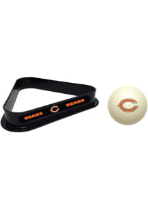 Chicago Bears Cue Ball and Rack Billiard Ball Rack