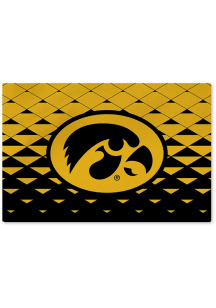 Iowa Hawkeyes Washable Rug Interior Rug - Black