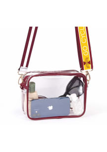 Iowa State Cyclones Patterned Shoulder Strap with Womens Clear Tote