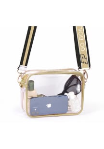 Purdue Boilermakers Patterned Shoulder Strap with Womens Clear Tote