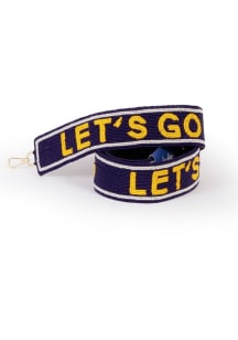 West Virginia Mountaineers Bead Strap Womens Purse Strap
