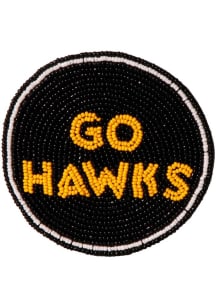 Iowa Hawkeyes Beaded Button -