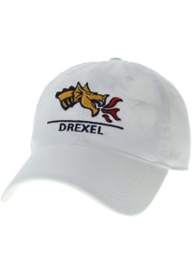Drexel Dragons Relaxed Twill Adjustable Hat - White