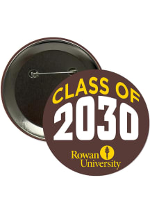Rowan University 3" Class of 2030 Button - Brown