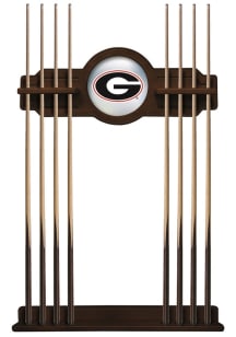 Georgia Bulldogs Solid Wood Cue Rack Pool Table