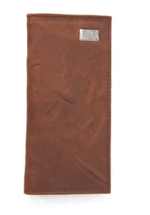 Miami Hurricanes Leather Secretary Mens Bifold Wallet