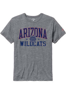 Arizona Wildcats Grey All American Oversized Number One Short Sleeve T Shirt