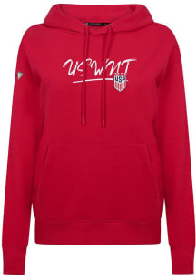 Levelwear USWNT Womens Red Adorn Express Hooded Sweatshirt