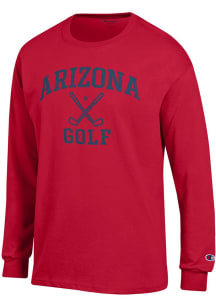 Champion Arizona Wildcats Cardinal Red Golf Icon Jersey Long Sleeve T Shirt