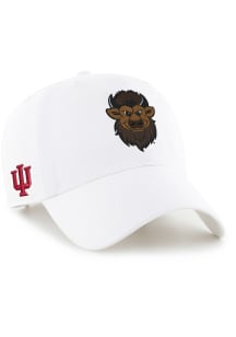 47 Indiana Hoosiers Bison Clean Up Adjustable Hat - White