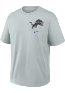 Nike Detroit Lions Silver Rivalry Short Sleeve Fashion T Shirt