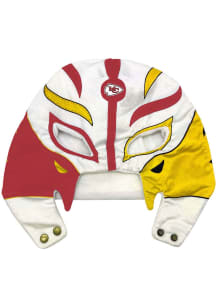 Forever Collectibles Kansas City Chiefs Red Novelty Plush Lucha Mask Mens Knit Hat