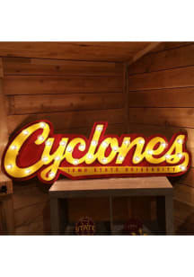 Iowa State Cyclones Lit Marquee Sign