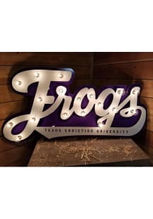 TCU Horned Frogs Lit Marquee Sign