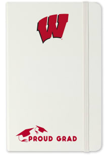 Wisconsin Badgers Proud Grad Notebook and Folder - White