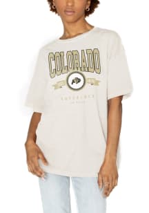 Gameday Couture Colorado Buffaloes Womens Ivory Get Going Short Sleeve T-Shirt